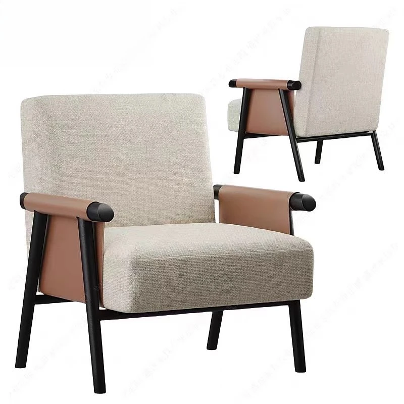 

New Chinese Style Solid Wood Single Dining Chair Modern Minimalist Leisure Chair Esthetisch En Duurzaam Dining Room Furniture