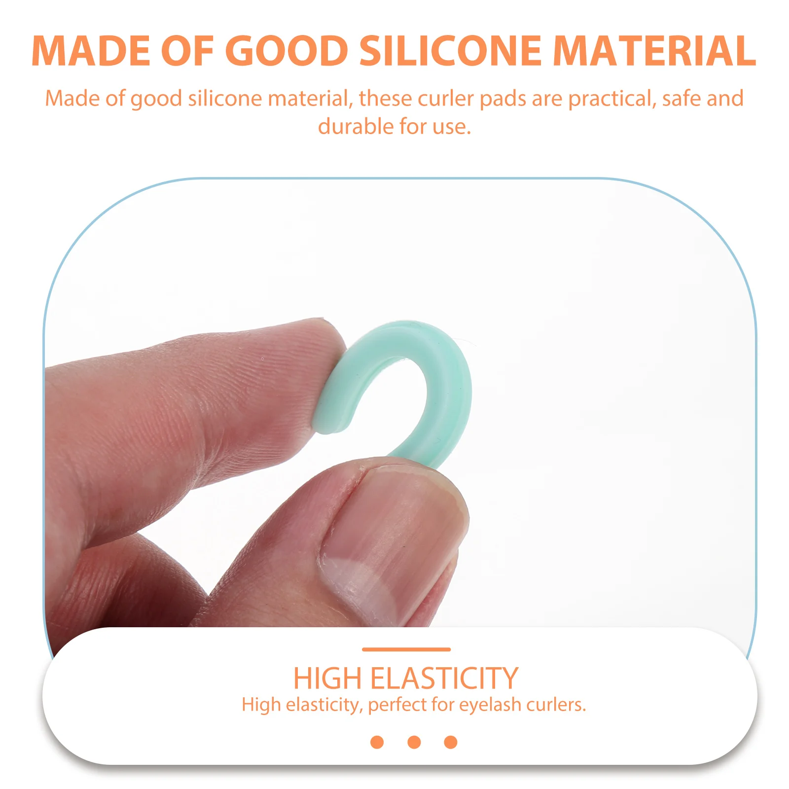 

80pcs Eyelash Curler Silicone Pads Replacement Refills Durable Cushions For Lash Curling Tool Lash Curler Accessories Eyelash