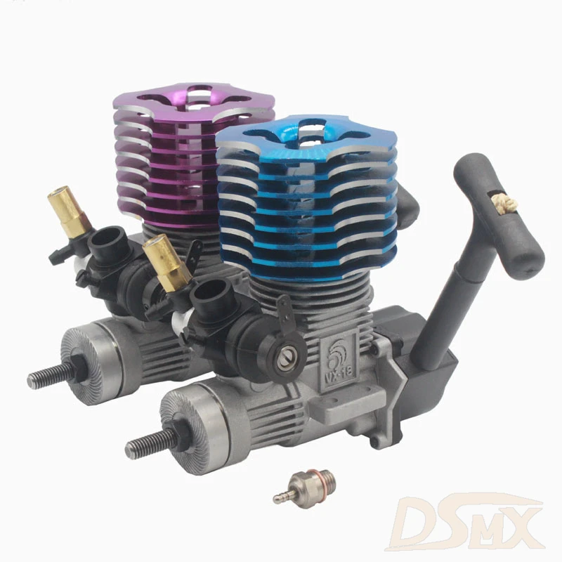 HSP 02060 VX 18 Engine 2.74cc Pull Starter Purple RC 1/10 Nitro