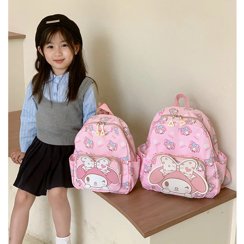 

Kuromi Kid's Bag Cartoon Sanrio Cinnamoroll Mymelody Cute Kindergarten Backpack Fashion Boys and Girls Backpack Small Backpack