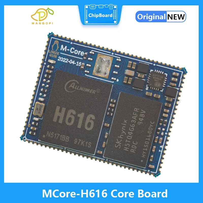 MangoPi MCore-H616/ H313 Core Board Quad-Core A53 penyimpanan Super besar 1GB 512MB