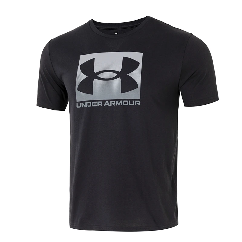 

Мужская футболка Underarmour, спортивная одежда для фитнеса и тренировок, мягкий дышащий топ в клетку с короткими рукавами 1386793-001