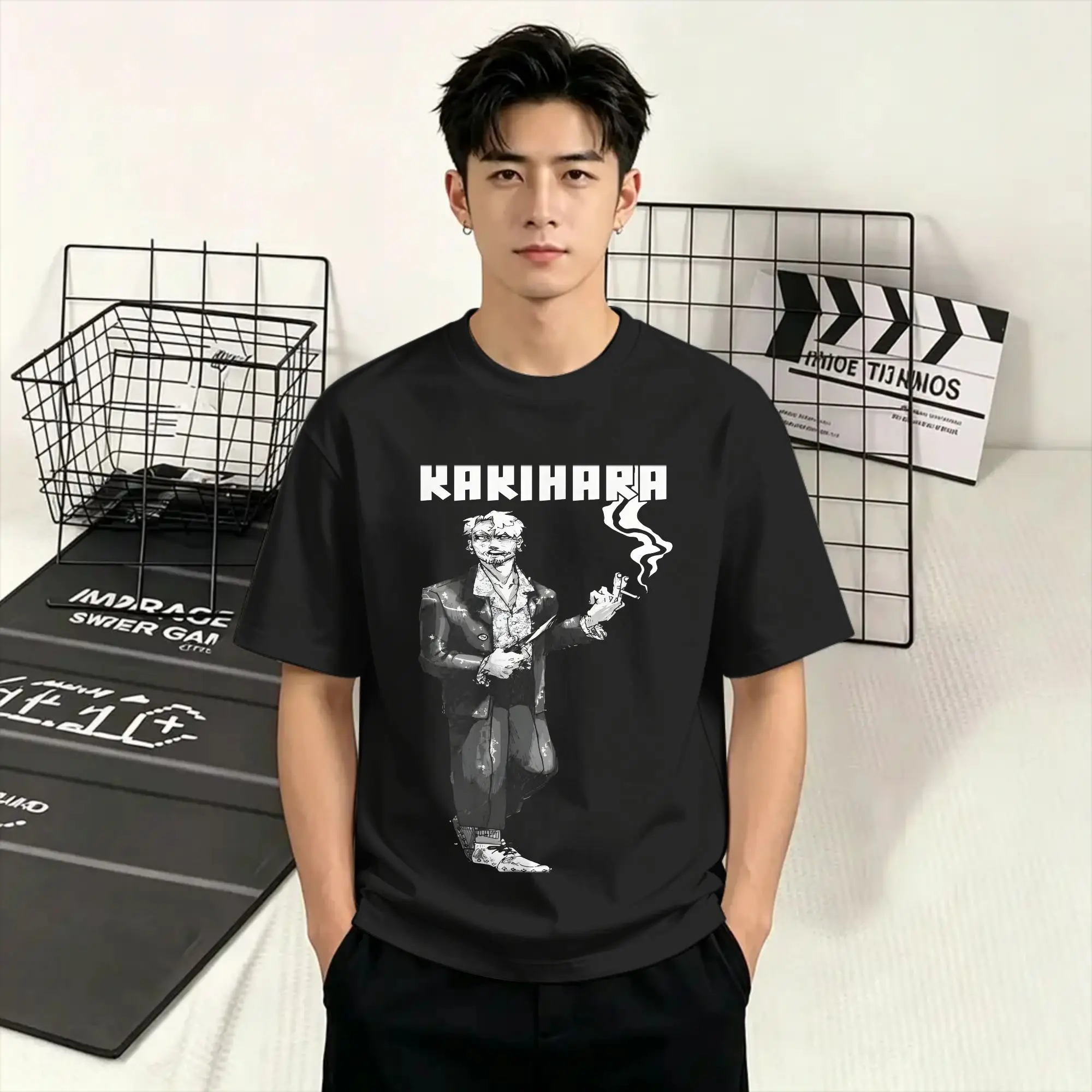 Ichi the Killer T Shirts for Men Pure Cotton Humor T-Shirt Crew Neck Kakihara Tee Shirt Short Sleeve Clothes 6XL