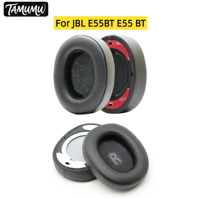 

Replacement Foam Ear Pads for JBL E55BT E55 BT Headphones Mesh Protein Leather Earpad Earpads