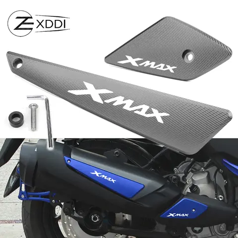 For YAMAHA XMAX300 XMAX250 XMAX 300 250 2025 2026 CNC Aluminum Motorcycle Exhaust Pipe Decorative Protection Cover Accessories