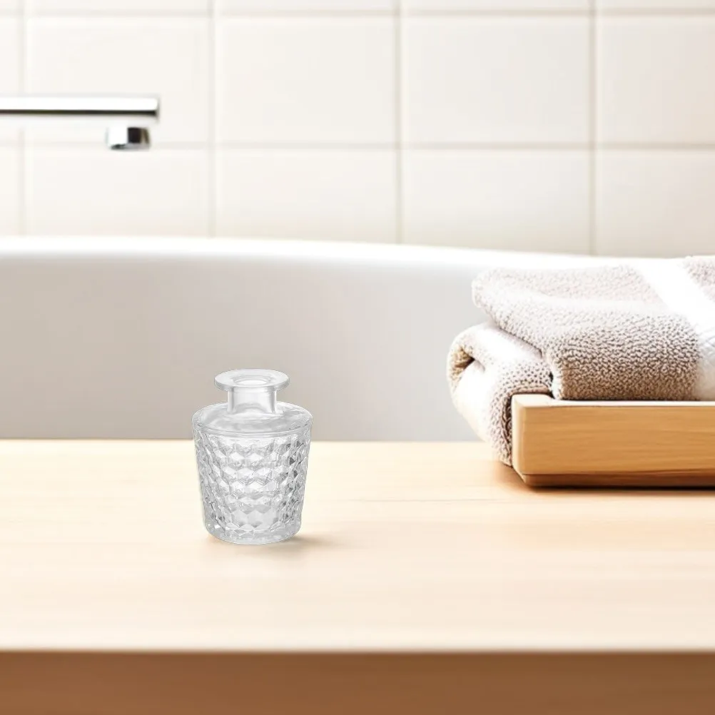 

Набор из 2 роскошных стеклянных флаконов для ароматерапии, 100 мл и 150 мл, многоразовые прозрачные емкости для ароматов, для создания умиротворяющей атмосферы в доме