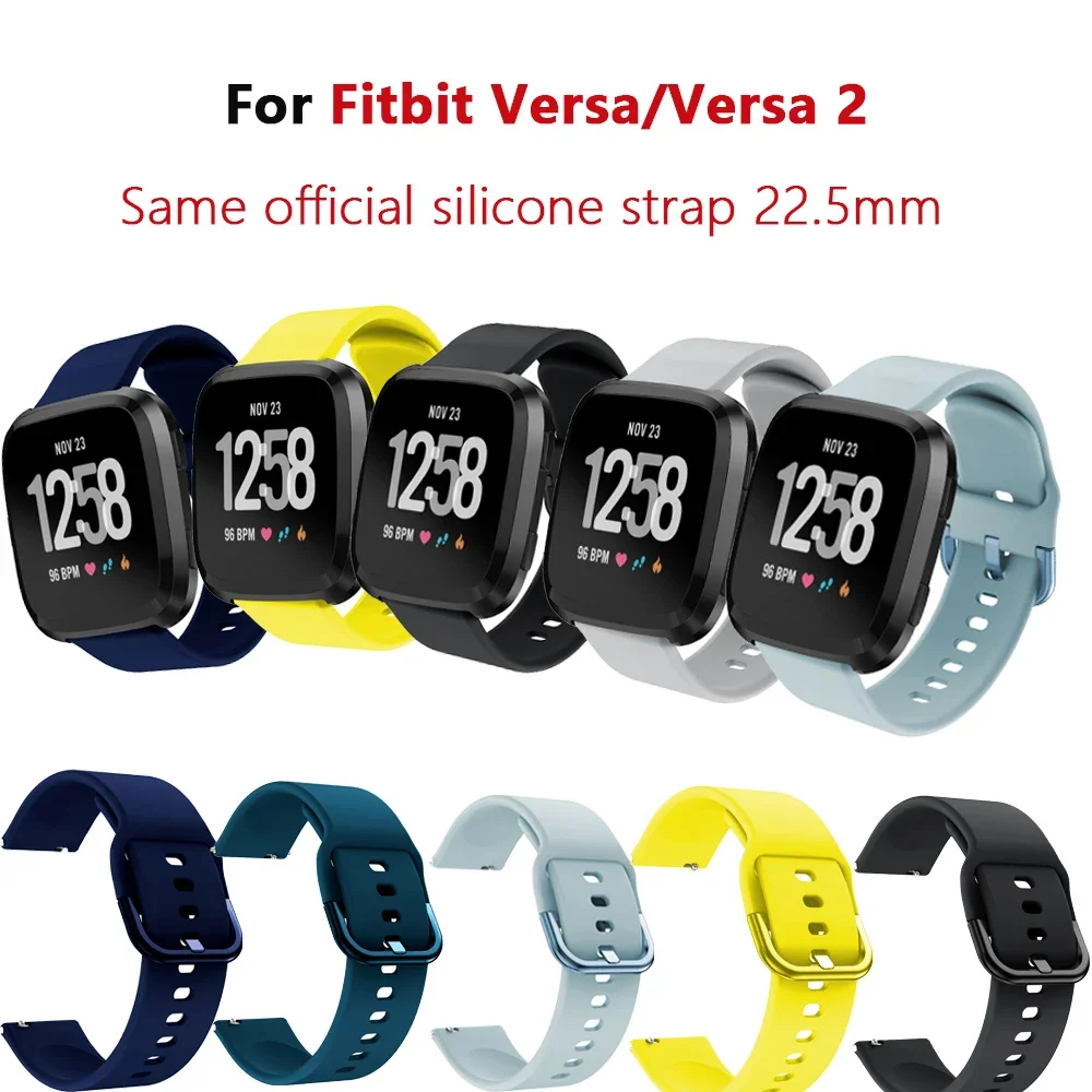 

Silicone Watch Band Straps For Fitbit Versa/Versa 2 fitbit blaze Watch active Replacement Wristband Bracelet Smart Fitness Wrist