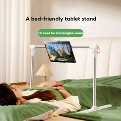 Tablet Stand Bed Phone Holder Bedside Lazy Bracket Lying Down Watching Drama Desktop Liftable Telescopic Folding Support