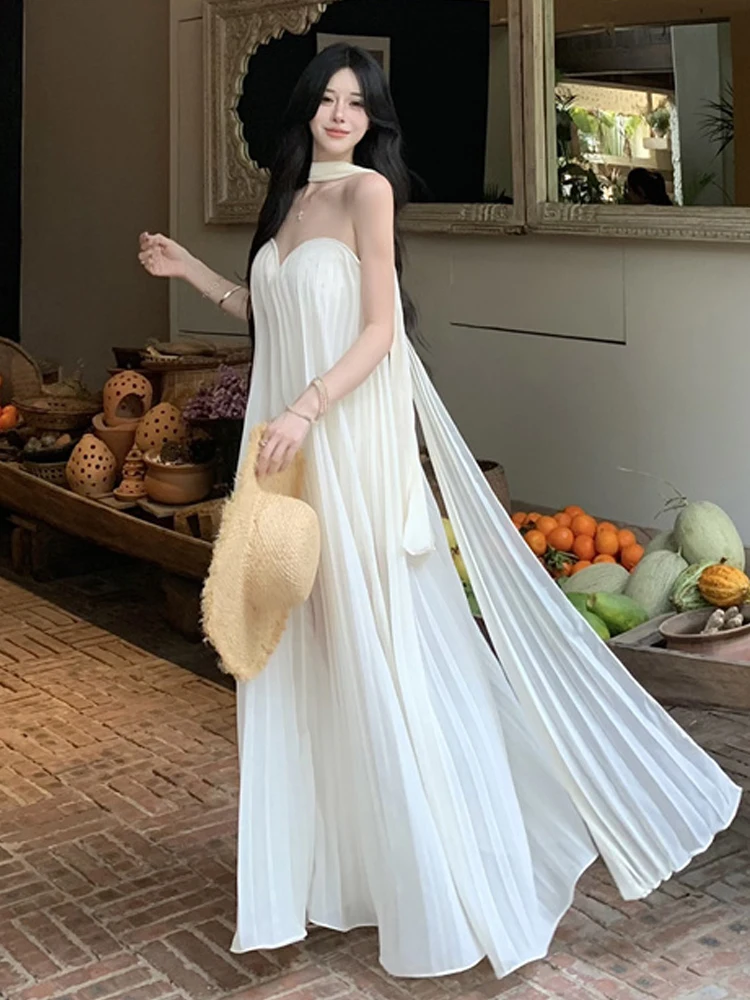 

Элегантная сексуальная юбка-трапеция из тюля с высокой талией, плиссированная, свободного кроя, визуально стройнящая, в стиле феи