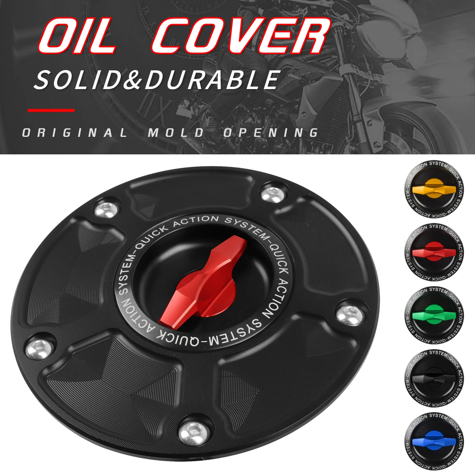 For Kawasaki Z650 Z750/R Z1000/SX EN-6N ZX-6R ZX-10R ER-6R Z800 NINJA H2/R Keyless Quick Release Tank Fuel Caps Gas Cover Case