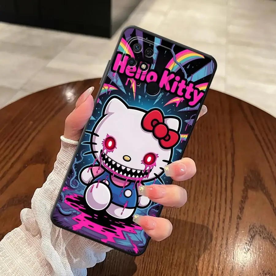 مرحبا كيتي كورومي أنيمي لينة عودة غطاء الهاتف الحال بالنسبة Xiaomi Redmi K40 K50 الألعاب K60 A5 A1 A2 زائد 9T 10 12 9A 9C 12C 13C #3