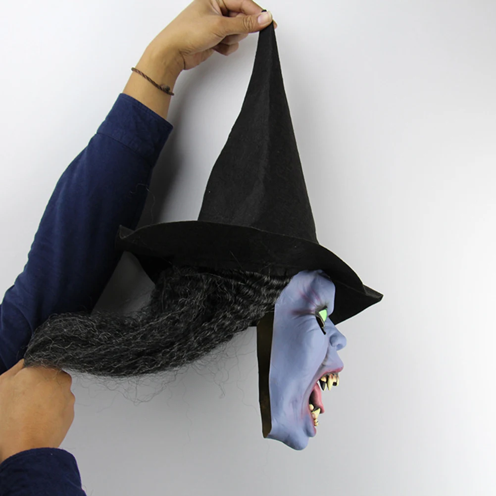 

Witch Mask Creepy Masks for Adults Scary Terrifying Halloween Masquerade Party Miss