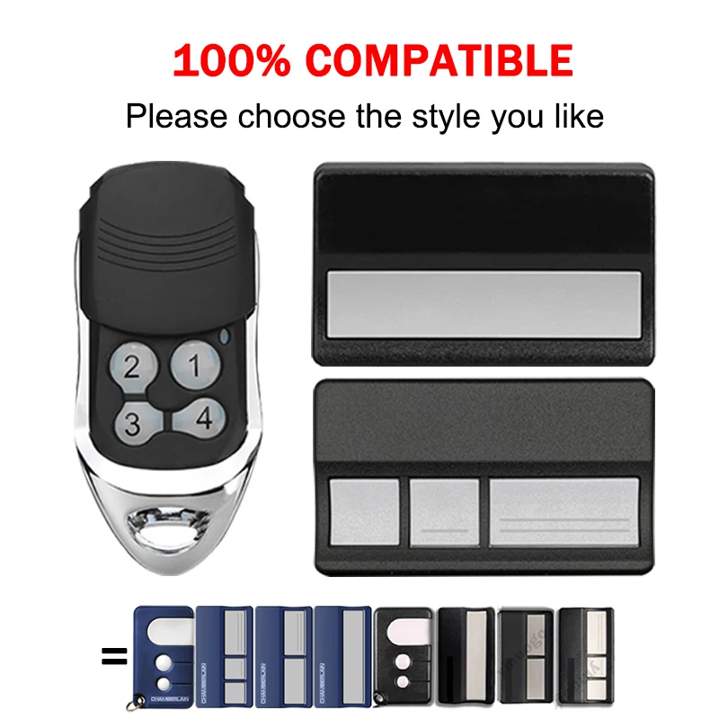 Chamberlain LiftMaster 4330E 4333E 4330EML 4333EML 4332E 4335E 4332EML 4335EML รีโมทควบคุมประตู เครื่องเปิดประตูโรงรถ 433.92MHz