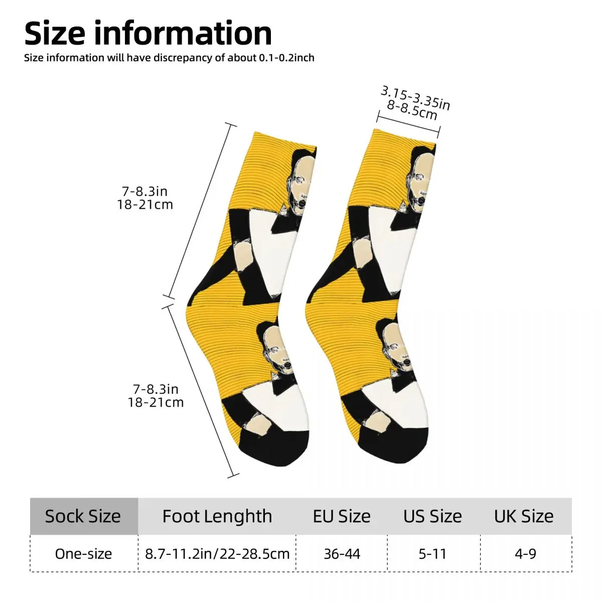 Chaussettes à cœurs de compression Elin drôles pour hommes, Hip Hop, Harajuku, K-Klaus, Chaussette d'équipage imprimée pour garçons, Bonne qualité, Nouveauté