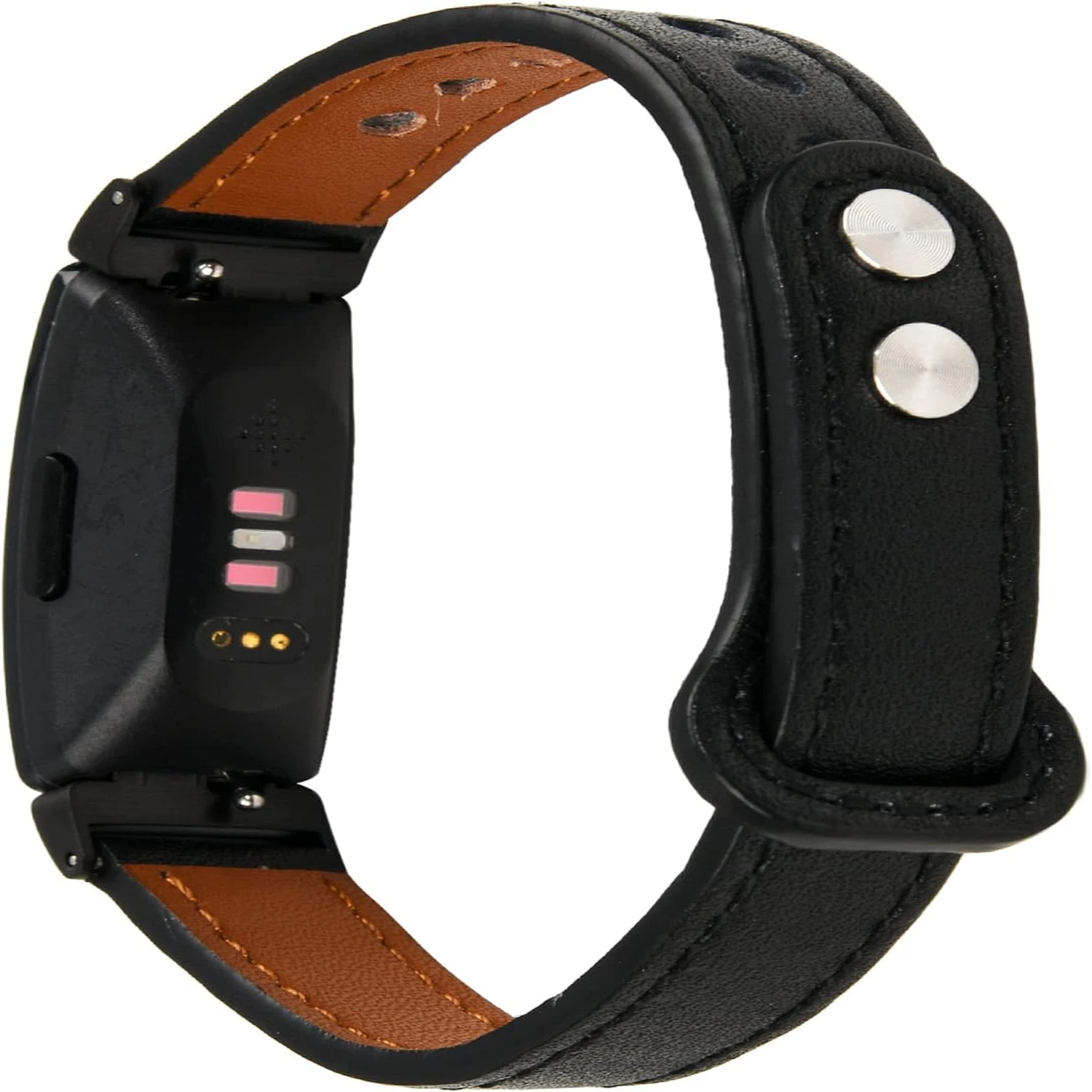 Upgrade your style with stylish and durable leather straps for Inspire HR/Inspire 2 - Top-quality, premium replacement bands for