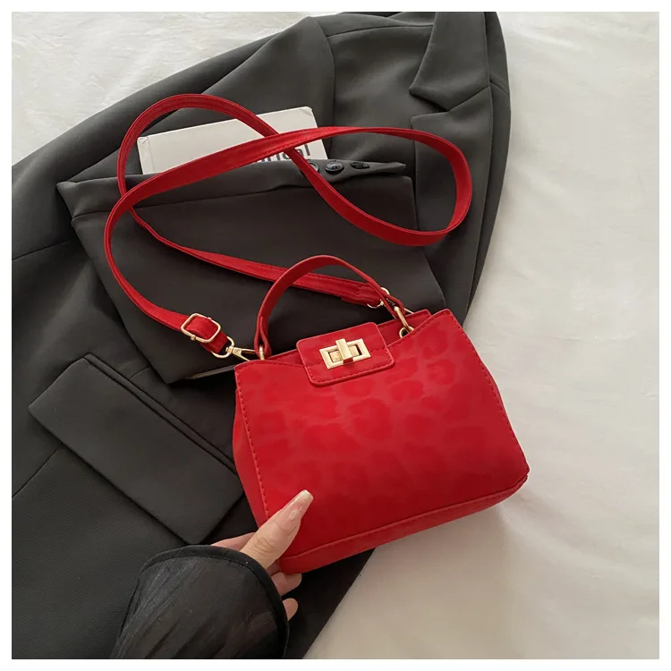 Schicke Bankett-Umhängetasche mit Leopardenmuster, stilvolle Damen-Einkaufstasche, Retro-Schloss-Handtasche, Schulter- und Unterarmtasche für den täglichen Gebrauch von Frauen – Detail 13