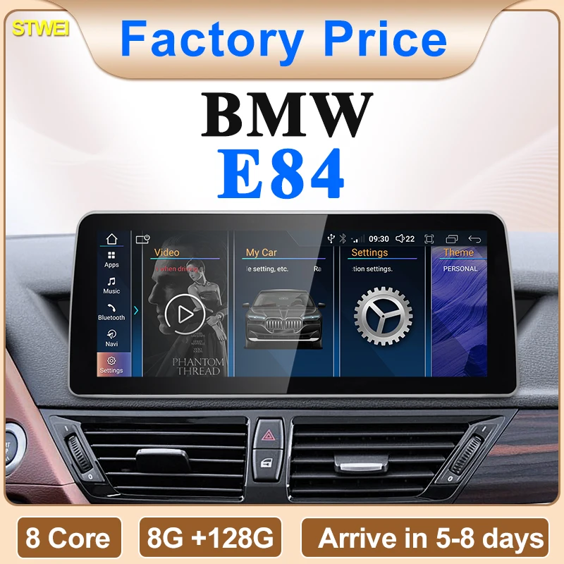 

2024 New ID6 ID7 ID8 UI 12.3inch Android System Wireless Carplay AUTO For BMW X1 E84 2012 2013 years GPS NAVI Car Video Players