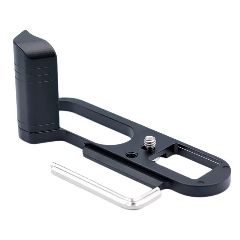 

A51I Quick Release Plate,Anti Slip Aluminum Alloy Holder Hand Grip for Q2 Camera L Bracket Black