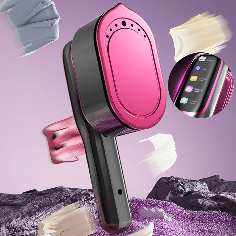 Ручной паровой утюг 1200 Вт, 5 скоростей, сенсорный экран, вращающийся портативный электрический отпариватель для одежды, складная гладильная машина 110 В/220 В