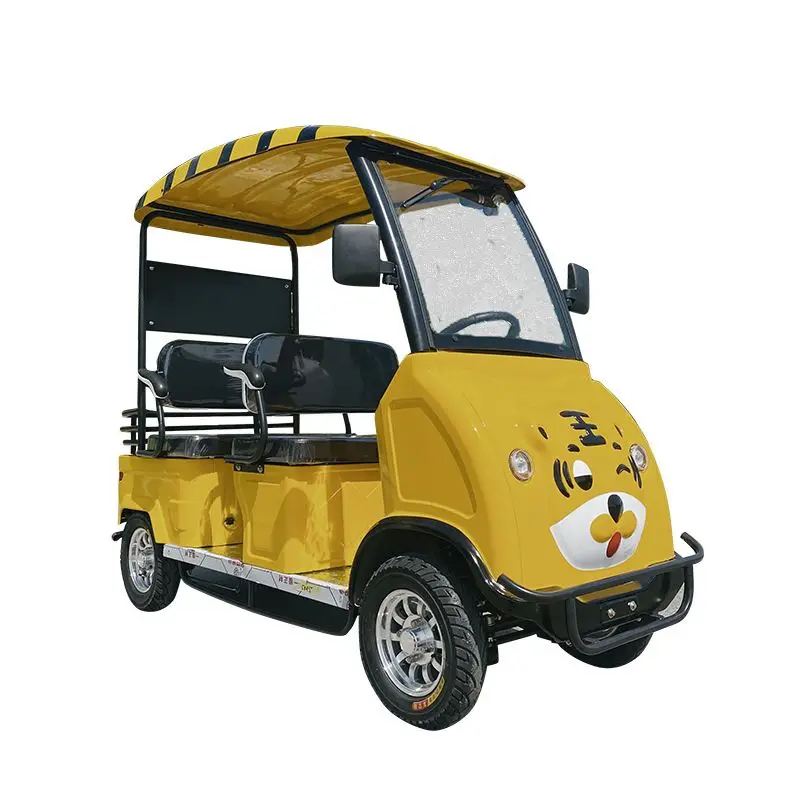 Electric scenic children's shared four-wheel sightseeing car