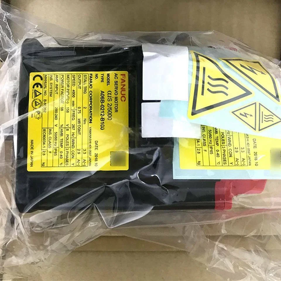 

A06B-0212-B100 New Fanuc AC Servo Motor 12 Months Warranty A06B0212B100