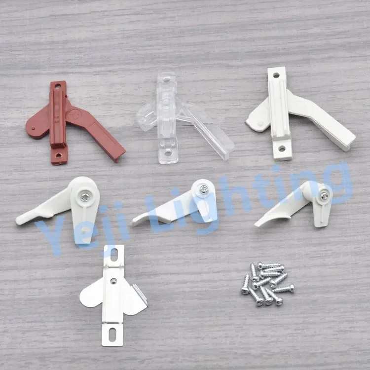 LED Lamps lighting accessories ceiling lamp fastener lampshade clip fixed clamps Plastic iron buttons Foot card lamp shade snap