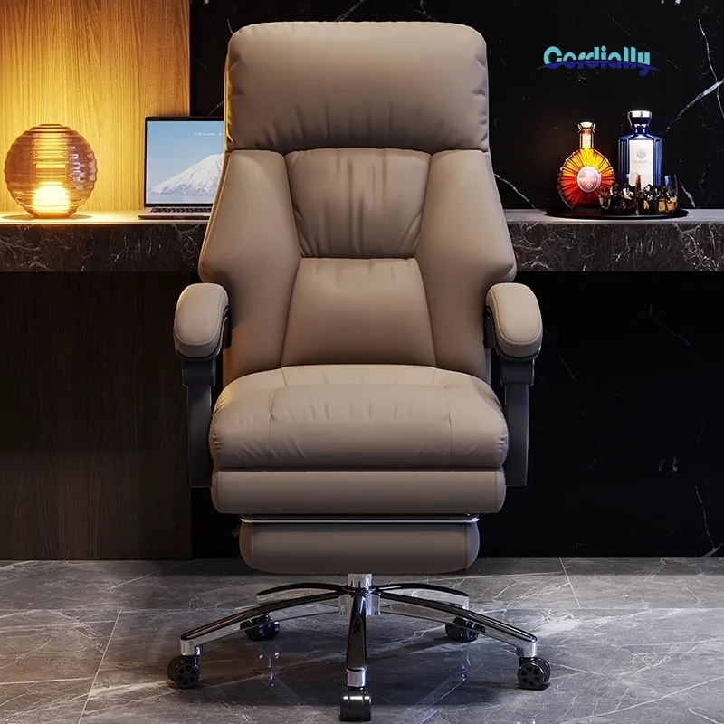 Home Computer Chair Casual Back Recliner Sofa Study Ergonomic Office Chair Prolonged Sitting Salon Furniture