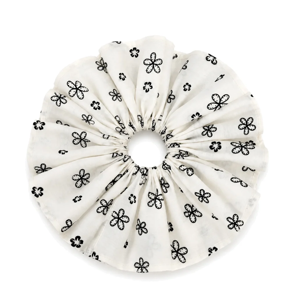 xypp-82-handmade-pattern-single-layer-scrunchie-handmade-elastic-hair-tie-for-ponytail-and-bun-soft-gathered-hair