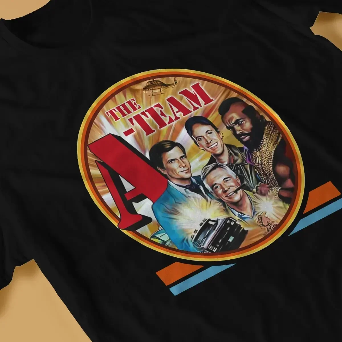 Men's Flim 80s Murdock Geek T Shirts The A-Team Pure Cotton Clothes Vintage Short Sleeve Crewneck Tee Shirt Gift Idea T-Shirt
