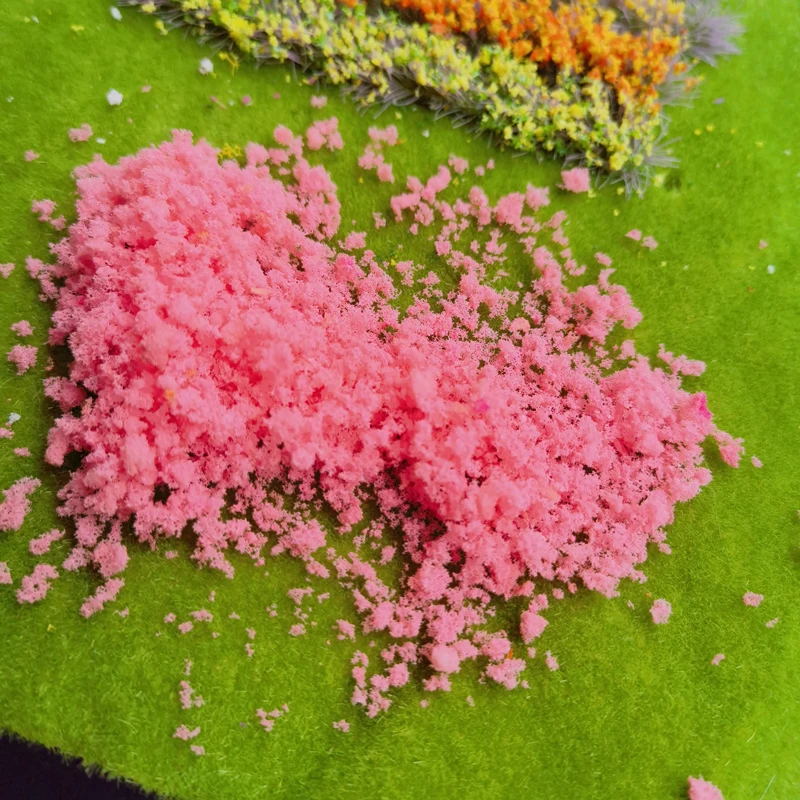 30G Simulation pollen modell baum pulver für modell baum, der zug eisenbahn layout diy material rot rosa