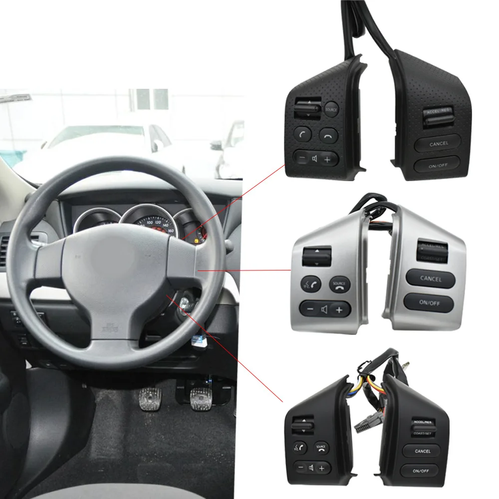 

For Nissan 06-19 BLUEBIRD steering wheel controls multifunction backlit buttons