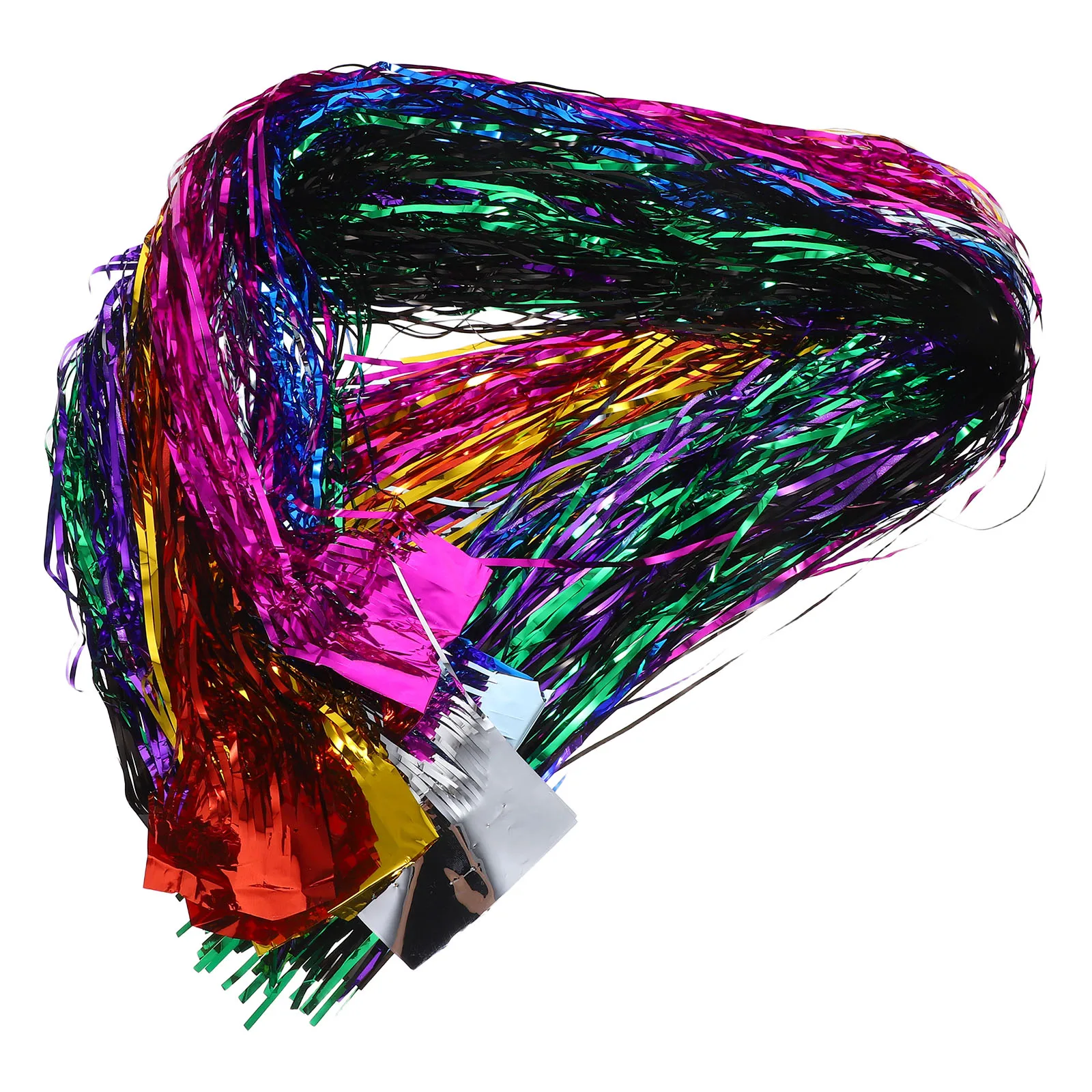 

1 Pack Christmas Tree Tinsel Decorations 18Cm X 1M Sparkly Foil Fringe Garland Holiday Party Diy Ornament Festive Tinsel Rope