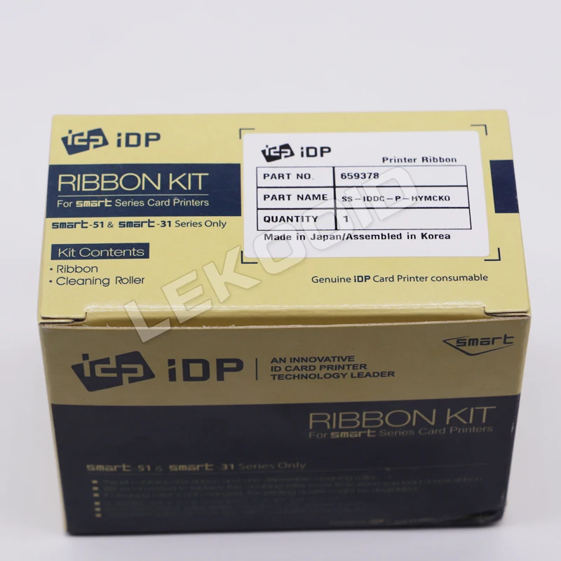 IDP Smart 659378 HALF PANEL ymcKO Color Ribbon - 350 Prints - SMART 31, 51 Printer