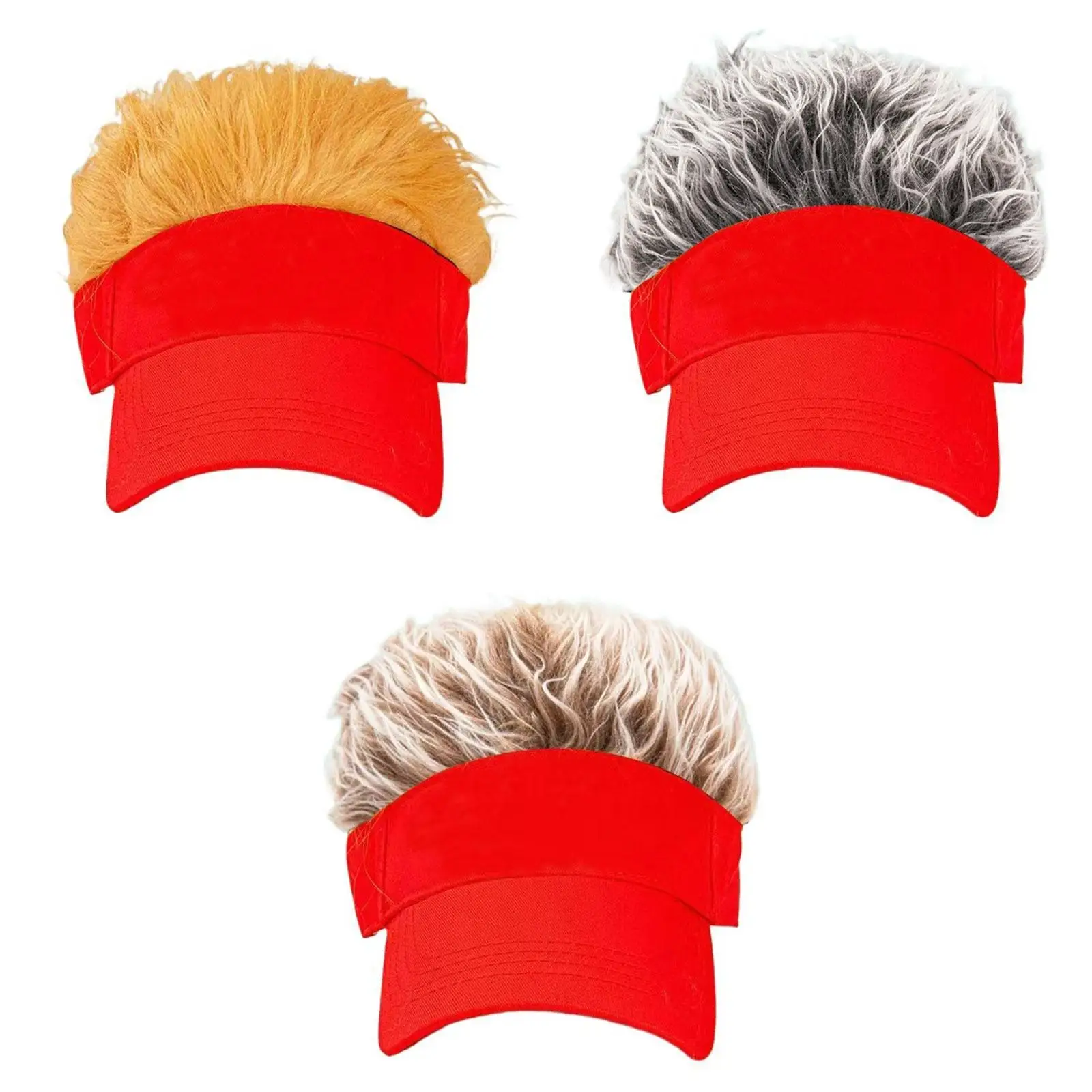 

Hair Hat Novelty Comfortable Headwear Visor Sun Cap for Gifts Dating Outdoor