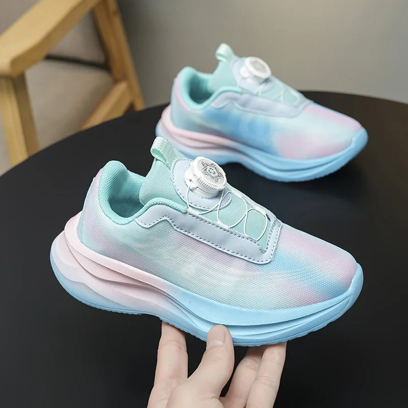 

Новинка 2025 года, детская спортивная обувь с низким вырезом, амортизирующие кроссовки с гибким отскоком, уличная модная легкая повседневная обувь