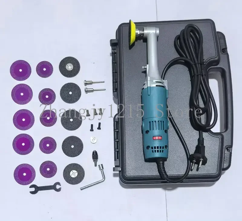 beautiful sewing artifact, special cutting and slotting floor tiles for tool tiles, electric grinding and sewing machine