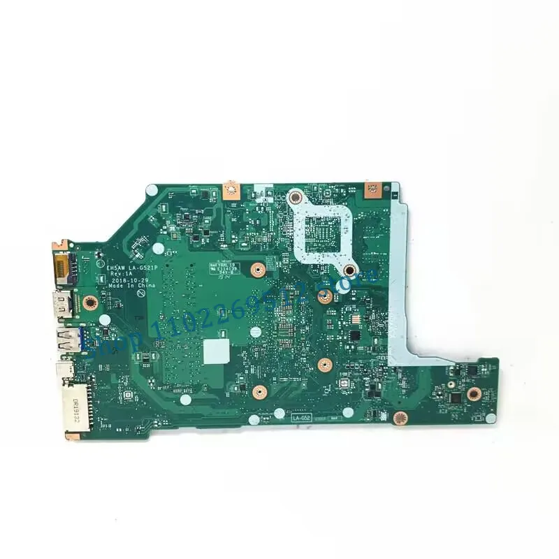 EH5AW LA-G521P Mainboard NBH1611001 For Acer Aspire A515-52 A515-52G Laptop Motherboard With SRD1V I3-8145U CPU 100%Working Well