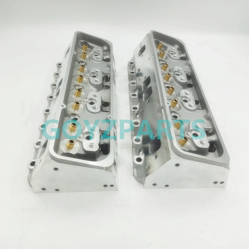 Straight SBC Small Block Chevy Aluminum Bare Cylinder Head Compatible with Chevy Small Block 302/327/350/383/400 SBC 200cc Intak