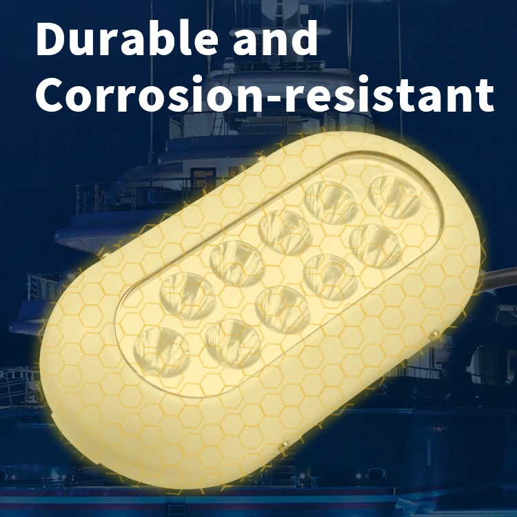 Unterwasser Ponton Marine Boot Spiegel Licht Angeln Finder Lampe Licht Shads Angeln LED Boot Deep Drop Unterwasser Licht