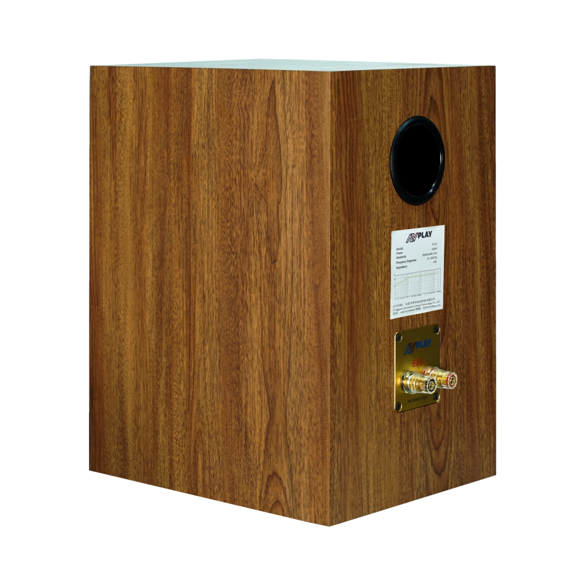 

Gold Seller AVplay B-65 6.5 Inch Silk Film Tweeter 30MM HiFi Bookshelf Speaker Real Solid Wood Sensitivity 89dB 6ohm/10-100W