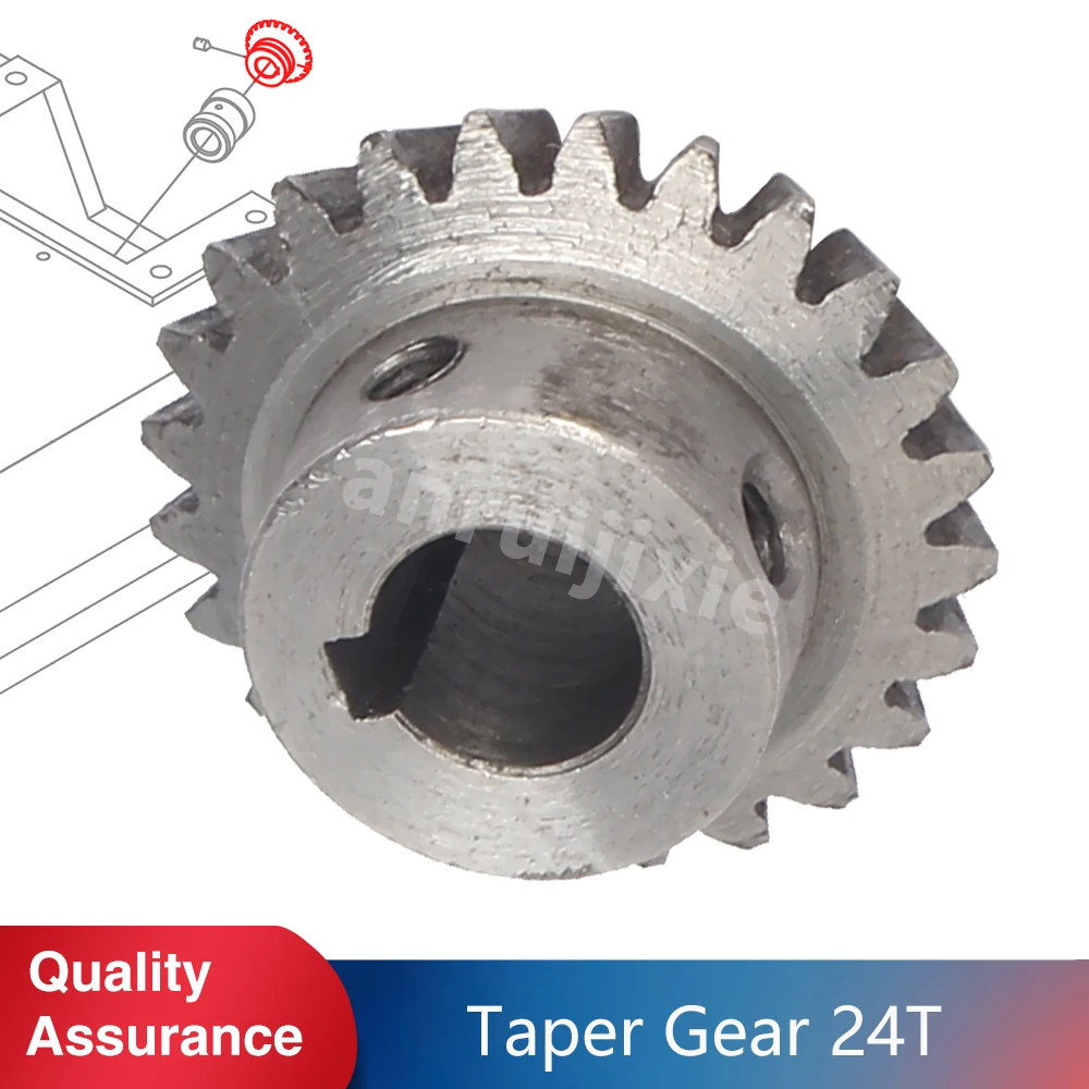 

Taper Gear 24T ,Straight Bevel Gears for SIEG SX3&X3&JET JMD-3&BusyBee CX611&Grizzly G0619& G0463 Mini Drill Spares parts