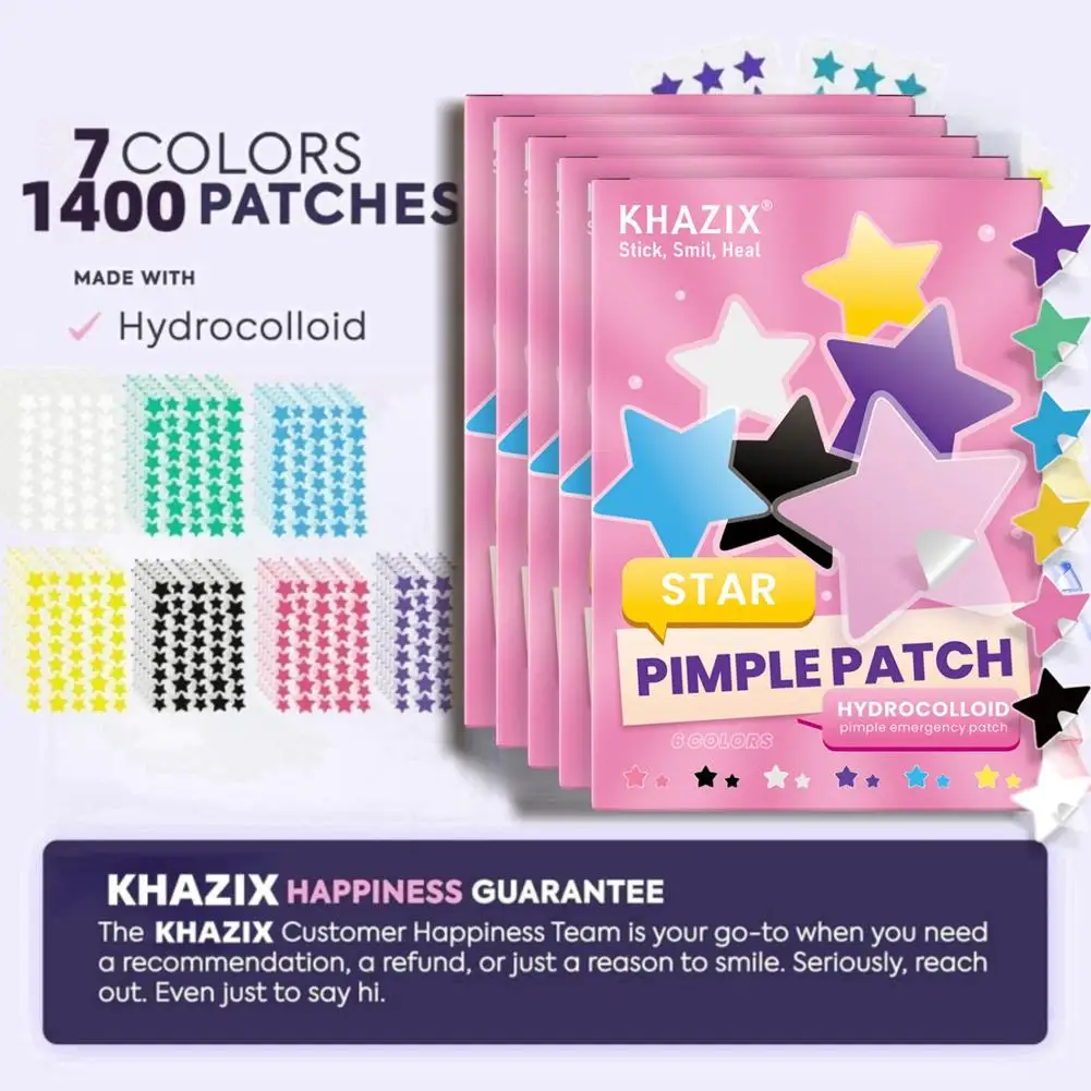 1400 pièces grande taille acné patch Invisible respirant acné élimination correcteur coloré visage tache bouton Patch beauté soins de la peau