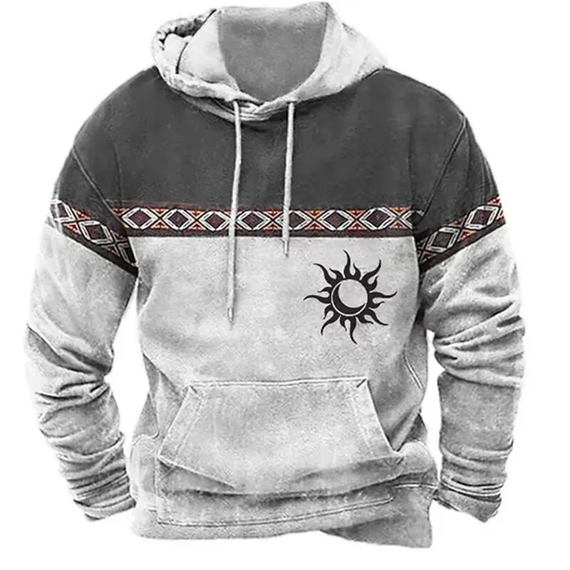 Fit Herbst Und Winter männer Kleidung 3d Gedruckt männer Mode Stil Hoodie Männer Lose Beiläufige Übergroßen Mode Retro Hoodie