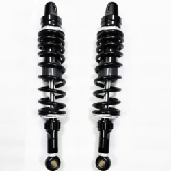 One Pair 370mm 380mm 390mm 8mm Spring Motorcycle Shock Absorber Adjust Rear Suspension for Yamaha Honda Suzuki Kawasaki