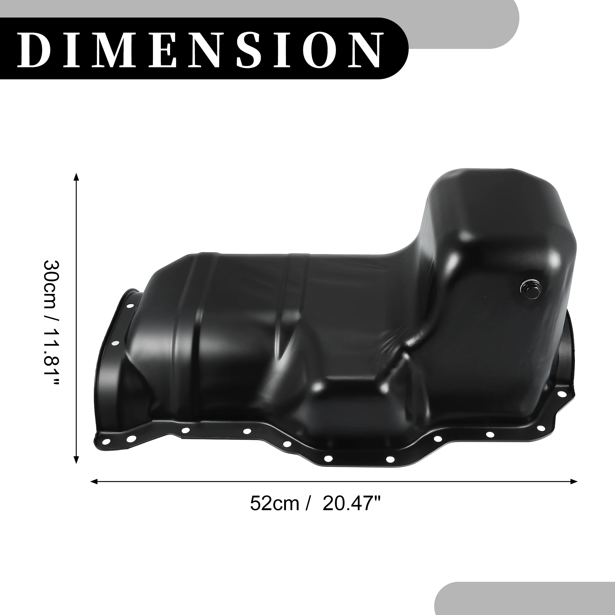 

Масляный поддон двигателя UXCELL No 53020560 — внутренний масляный поддон трансмиссии автомобиля — для Jeep Cherokee 1996-2000 Iron Black — 1 шт.