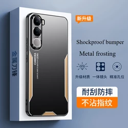 Case For VIVO Y200 Y300 5G V40 SE 80W Stylish Matte Acrylic Shockproof Back Cover For VIVO Y 200 300 V40SE Thin Bumper Shlle