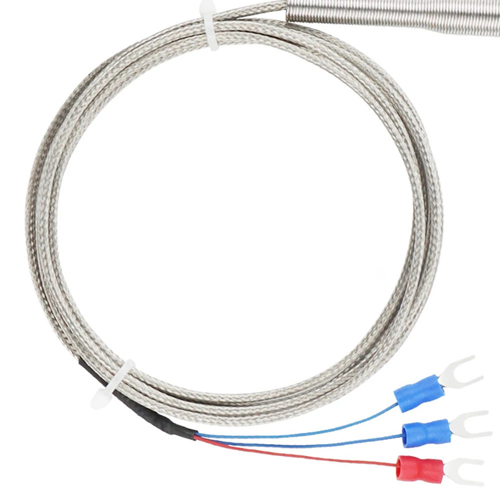 Waterproof PT100 Type Temperature Sensor Stainless Steel 3 Wire Thermistor Probe thermocouple Resistance temperature  Detector