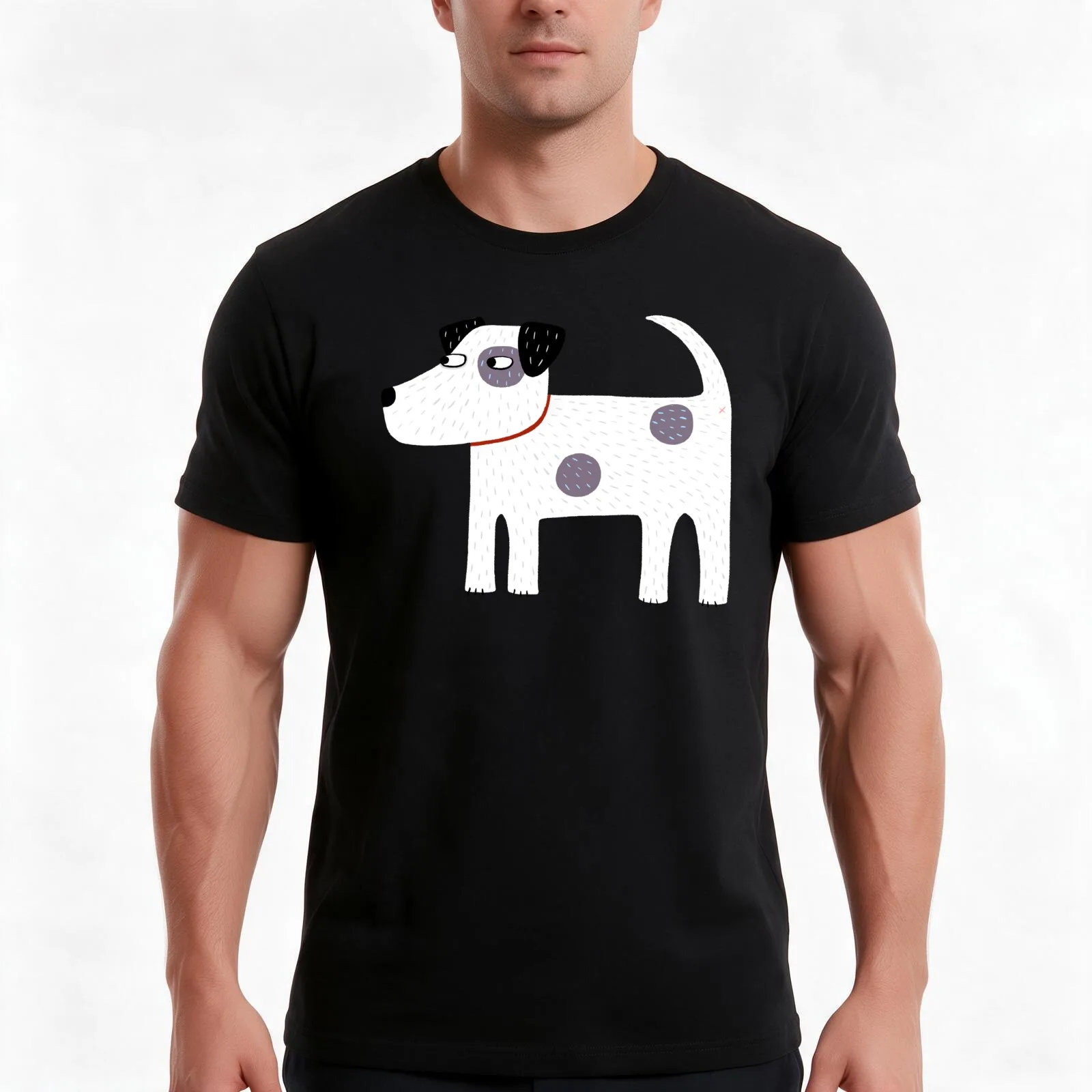 Parson Jack Russell Terrier Dog T-Shirt Summer Casual Cotton Tee Oversized Streetwear Tops Vintage Graphic Print 100% Cotton