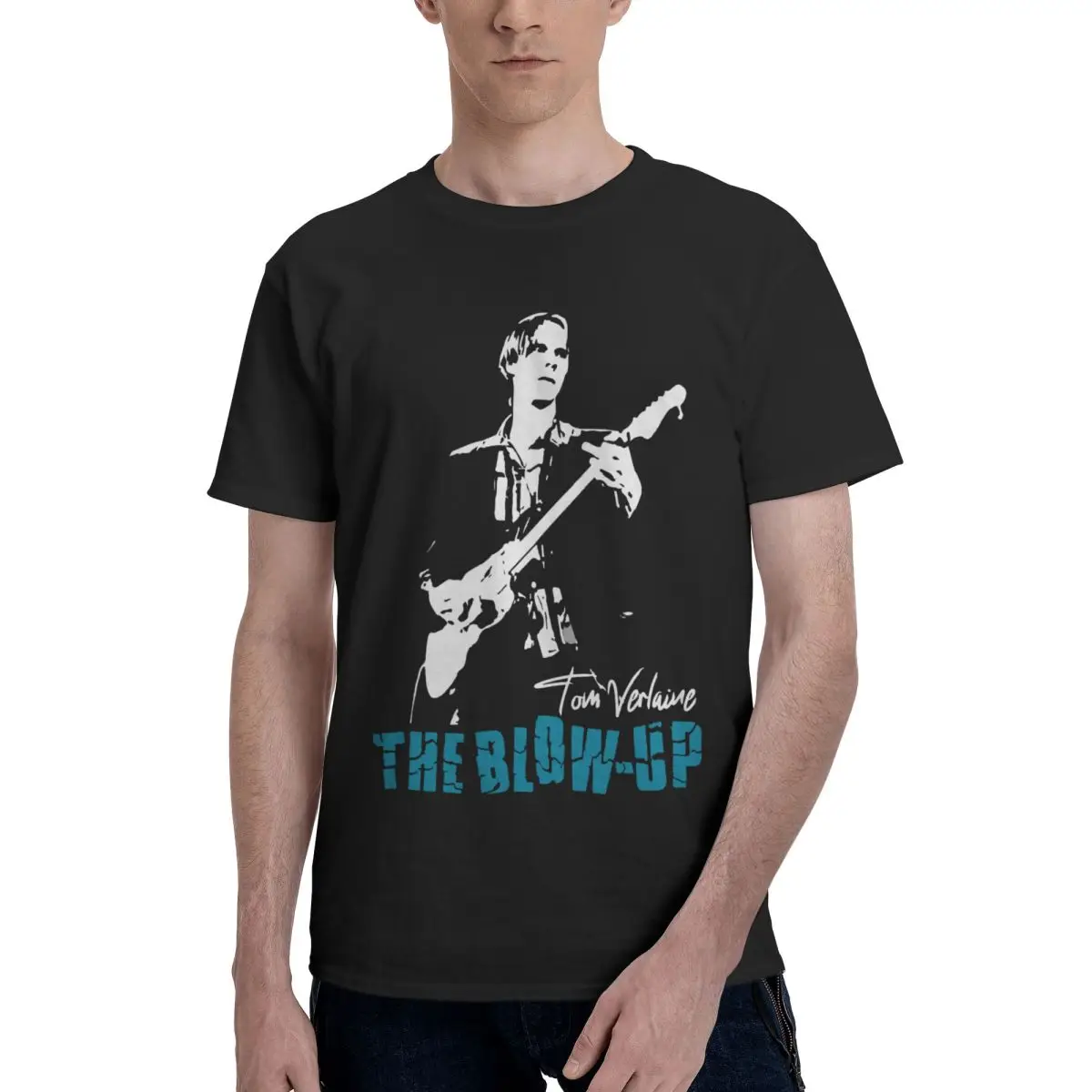 Tom Verlaine RIP The Blow Up T Shirts Graphic Y2K Idea Cotton Mens Women T Shirt Clothing