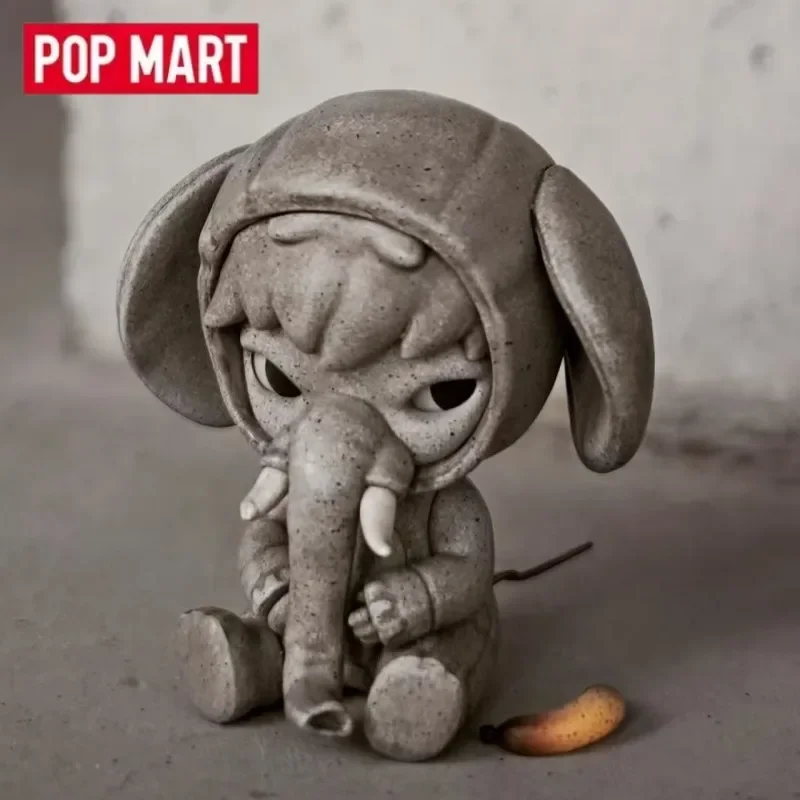 POP MART Hirono Series ELEPHANT IN THE ROOM Figure Blind Box Mystery Box Guess Bag Toys Doll Desktop Collection Anime Figure